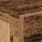 Preview: Hängender Nachttisch Altholz-Optik 40x32x15 cm Holzwerkstoff