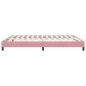 Preview: Bettgestell ohne Matratze Rosa 180x210 cm Samt