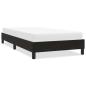 Preview: ARDEBO.de - Bettgestell ohne Matratze Schwarz 100x220 cm Samt