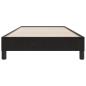 Preview: Bettgestell ohne Matratze Schwarz 100x220 cm Samt