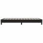 Preview: Bettgestell ohne Matratze Schwarz 100x220 cm Samt