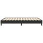 Preview: Bettgestell ohne Matratze Schwarz 120x210 cm Samt