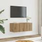 Preview: ARDEBO.de - TV-Wandschränke 2 Stk. Artisan-Eiche 80x30x30 cm
