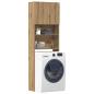 Preview: ARDEBO.de - Waschmaschinenschrank Artisan-Eiche 64x24x190 cm Holzwerkstoff