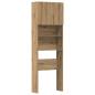 Preview: Waschmaschinenschrank Artisan-Eiche 64x24x190 cm Holzwerkstoff