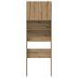 Preview: Waschmaschinenschrank Artisan-Eiche 64x24x190 cm Holzwerkstoff