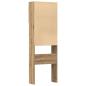 Preview: Waschmaschinenschrank Artisan-Eiche 64x24x190 cm Holzwerkstoff