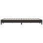 Preview: Bettgestell ohne Matratze Schwarz 120x220 cm Samt