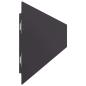 Preview: Rasenkanten 50 Stk. Schwarz 10x103 cm Kaltgewalzter Stahl