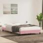 Preview: Bettgestell ohne Matratze Rosa 120x220 cm Samt