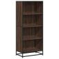 Preview: Bücherregal Braun Eichen-Optik 60x35x139 cm Holzwerkstoff