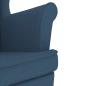 Preview: Sessel Blau 74x84x100 cm Stoff