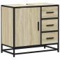 Preview: Badschrank Sonoma-Eiche 65x33x60 cm Holzwerkstoff