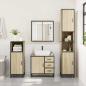 Preview: Badschrank Sonoma-Eiche 65x33x60 cm Holzwerkstoff
