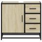 Preview: Badschrank Sonoma-Eiche 65x33x60 cm Holzwerkstoff