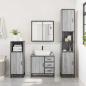 Preview: Waschbeckenunterschrank Grau Sonoma 65x33x60 cm Holzwerkstoff