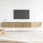 Preview: 3-tlg. TV-Schrank-Set Wandmontage Artisan-Eiche Holzwerkstoff