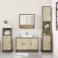 Preview: 3-tlg. Badmöbel-Set Sonoma-Eiche Holzwerkstoff
