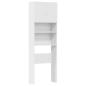 Preview: Waschmaschinenschrank Weiß 64x24x190 cm Holzwerkstoff