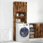 Preview: Waschmaschinenschrank Räuchereiche 64x24x190 cm Holzwerkstoff