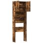 Preview: Waschmaschinenschrank Räuchereiche 64x24x190 cm Holzwerkstoff