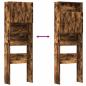 Preview: Waschmaschinenschrank Räuchereiche 64x24x190 cm Holzwerkstoff