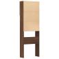 Preview: Waschmaschinenschrank Braun Eichen-Optik 64x24x190 cm