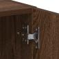 Preview: Waschmaschinenschrank Braun Eichen-Optik 64x24x190 cm