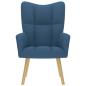 Preview: Relaxsessel Blau Stoff