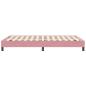Preview: Bettgestell ohne Matratze Rosa 120x210 cm Samt