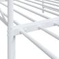 Preview: Tagesbett Ausziehbar ohne Matratze Weiß 100x190 cm Stahl