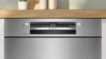 Preview: Bosch SMU4ETS08E Serie 4 Unterbau Geschirrspüler, 60 cm breit, 13 Maßgedecke, AquaStop, Kindersicherung, HomeConnect, Gebürsteter Stahl