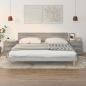 Preview: ARDEBO.de - Nachttische 2 Stk. Grau Sonoma 40x30x40 cm Holzwerkstoff