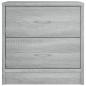 Preview: Nachttische 2 Stk. Grau Sonoma 40x30x40 cm Holzwerkstoff