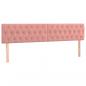Preview: Bettgestell ohne Matratze Rosa 120x190 cm Samt