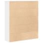 Preview: Bücherregal Weiß 89x24x101,5 cm Holzwerkstoff