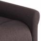 Preview: Relaxsessel Elektrisch Dunkelbraun Stoff