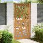 Preview: ARDEBO.de - Gartentor 105x205 cm Wetterfester Stahl Lichtdesign