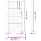 Preview: Gartentor 105x205 cm Wetterfester Stahl Lichtdesign