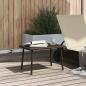 Preview: Garten-Couchtisch Rechteckig Braun 60x40x37 cm Poly Rattan