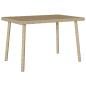 Preview: Garten-Couchtisch Rechteckig Beige 60x40x37 cm Poly Rattan