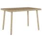 Preview: Garten-Couchtisch Rechteckig Beige 60x40x37 cm Poly Rattan
