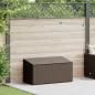Preview: Garten-Auflagenbox Braun 110x50x58 cm Poly Rattan