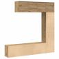 Preview: Buchschränke 3 Stück Artisan Eiche Holzwerkstoff