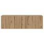 Preview: TV-Wandschrank Artisan-Eiche 80x30x30 cm Holzwerkstoff