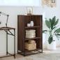 Preview: Bücherregal Braun Eichen-Optik 60x35x107,5 cm Holzwerkstoff