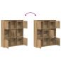 Preview: Bücherregal Artisan-Eiche 89x24x101,5 cm Holzwerkstoff