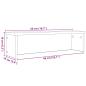 Preview: Küchenregal Stapelbar Altholz-Optik 50x15x16 cm Holzwerkstoff