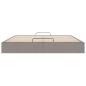 Preview: Ottoman-Bett ohne Matratze Taupe 180x200 cm Stoff