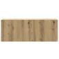 Preview: 3-tlg. TV-Schrank-Set Wandmontage Artisan-Eiche Holzwerkstoff
